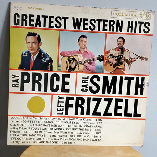 Ray Price Carl Smith Lefty Frizzell Greatest Western Hits By Columbia Records