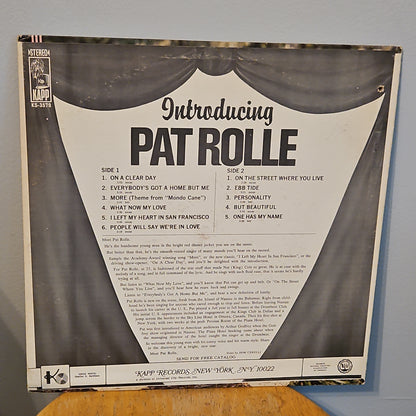 Introducing Pat Rolle By Kapp Records