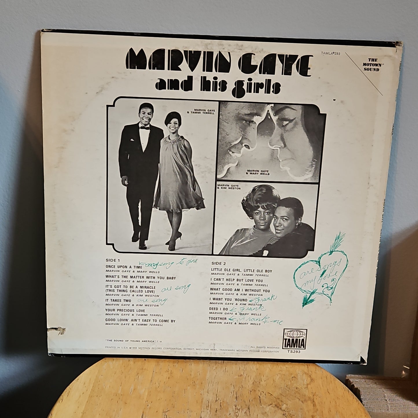 Marvin Gaye and His Girls By Motown Record
