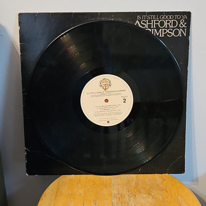 Ashford and Simpson Is It Still Good To Ya By Warner Bros. Records