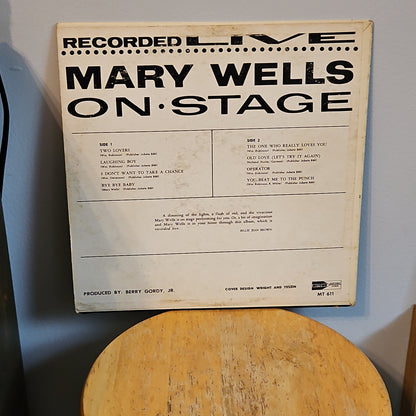 Mary Wells On Stage Recorded Live By Motown Records