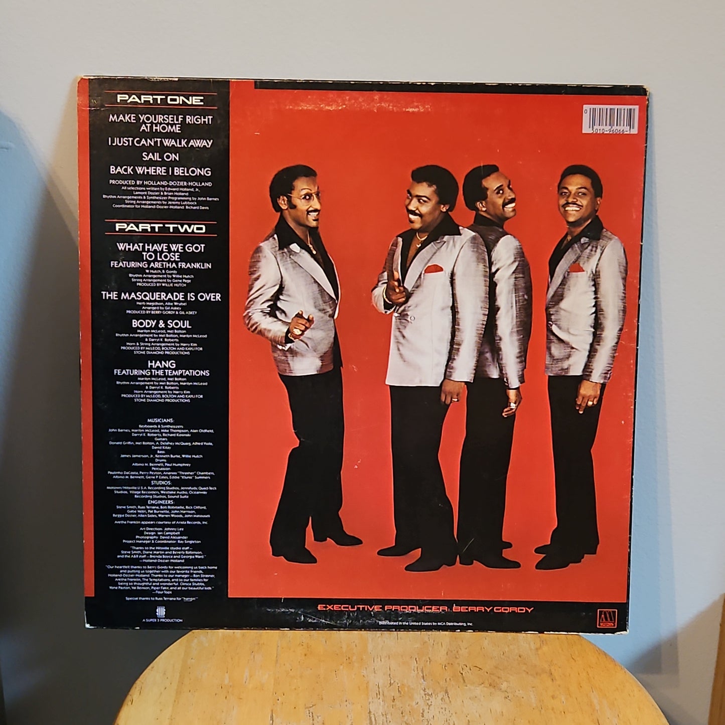 Four Tops Back Where I Belong By Motown Records