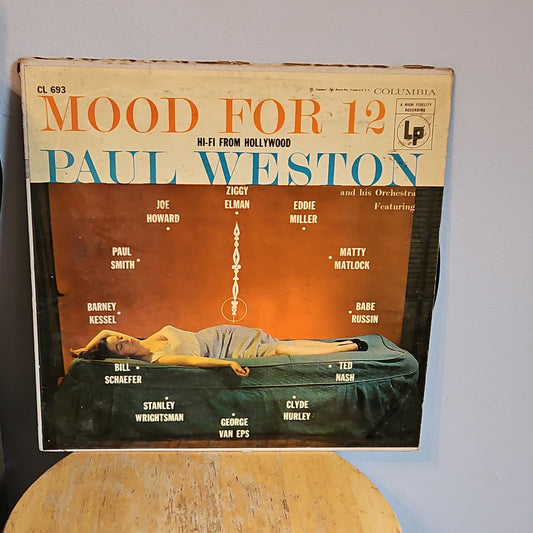 Paul Weston Mood for 12 By Columbia Records
