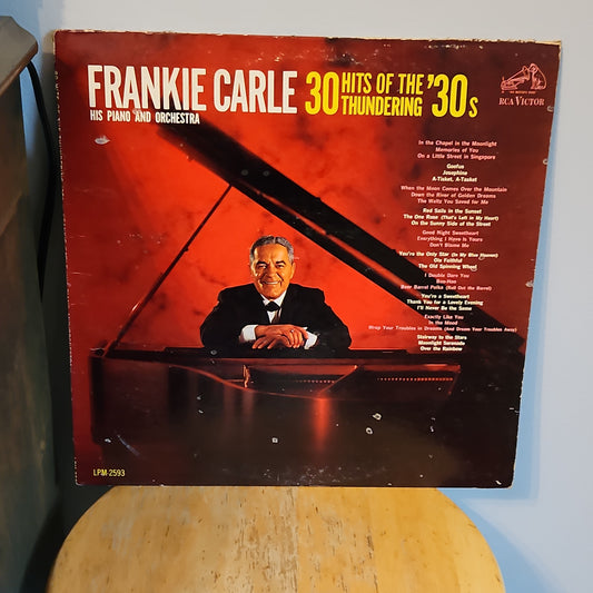 Frankie Carle his Piano and Orchestra 30 hits of the thundering '30's By RCA Victor Records
