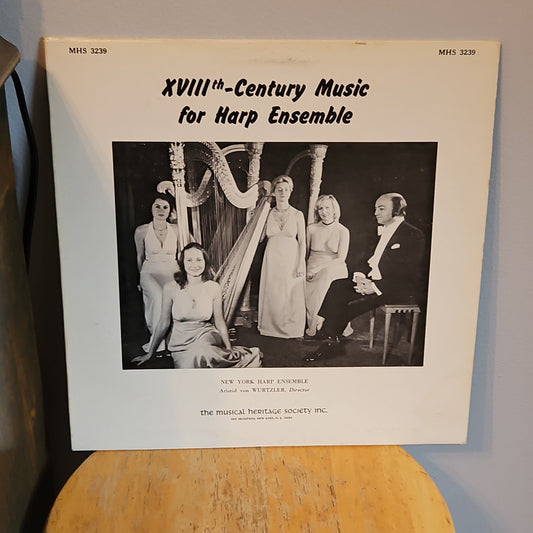 XVIIIth Century Music for Harp Ensemble By The Musical Heritage Society