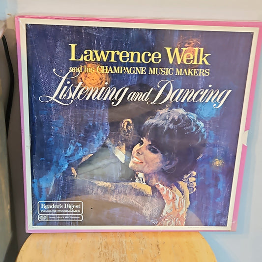 Lawrence Welk and hos Champagne Music Makers Listening and Dancing Reader's Digest By RCA Custom Records