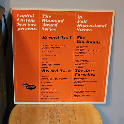 The Diamond Award Series Big Band and Jazz Favorites 2 Record Set By Capitol Custom Records