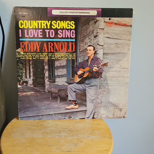 Eddy Arnold Country Songs I love to Sing By RCA Camden Records