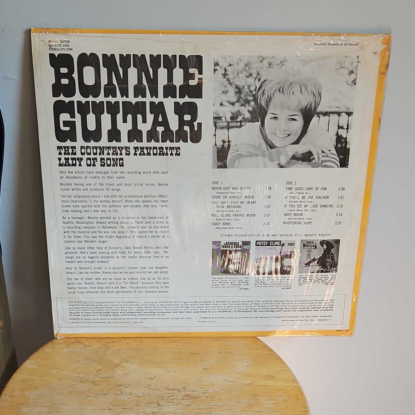 Bonnie Guitar The Country's Favorite Lady of Song By Dot Records