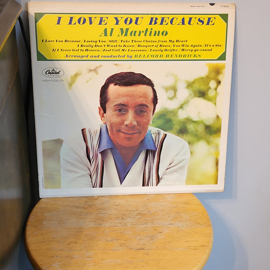 Al Martino I Love You Because By Capitol Records