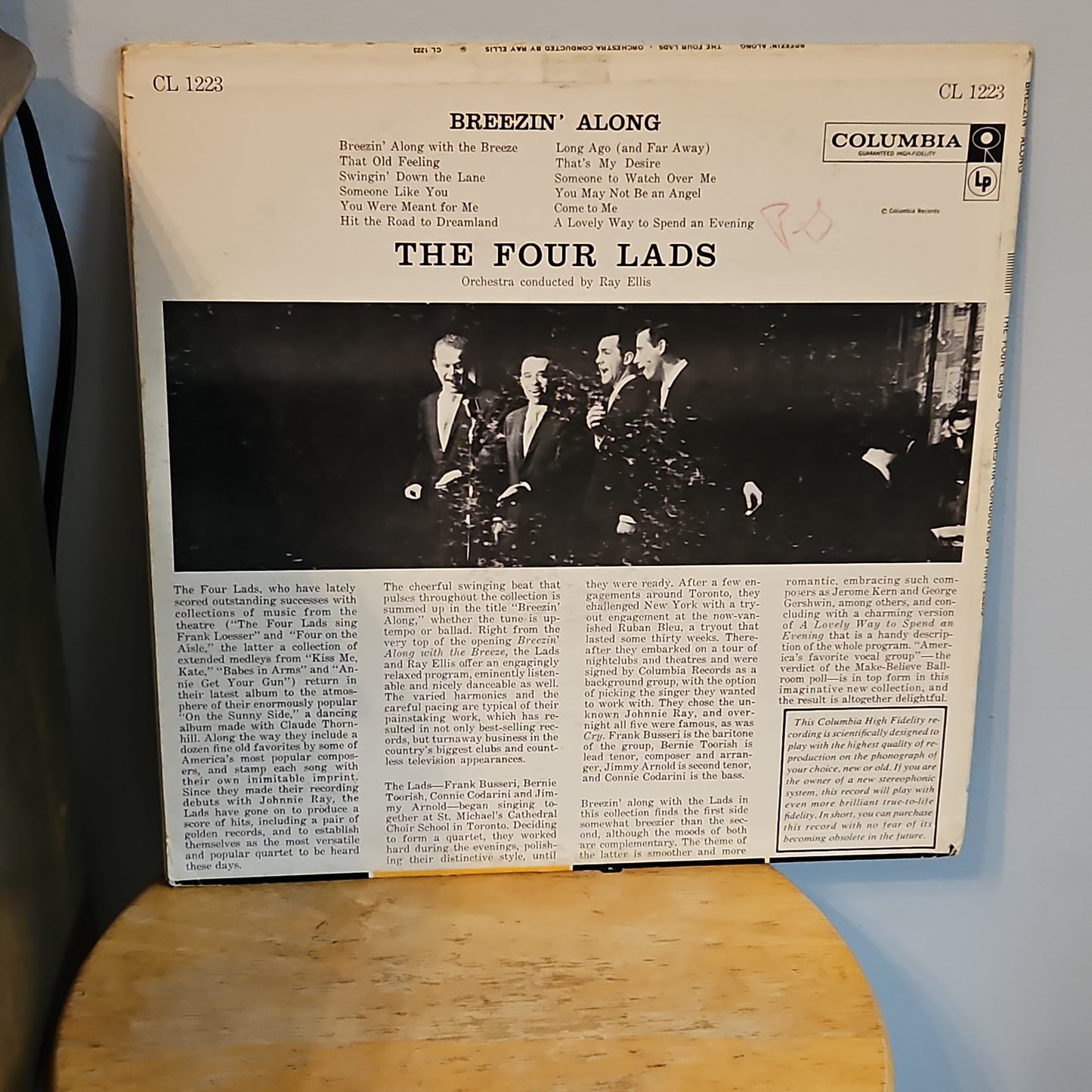 The Four Lads Breezin' Along By Columbia Records