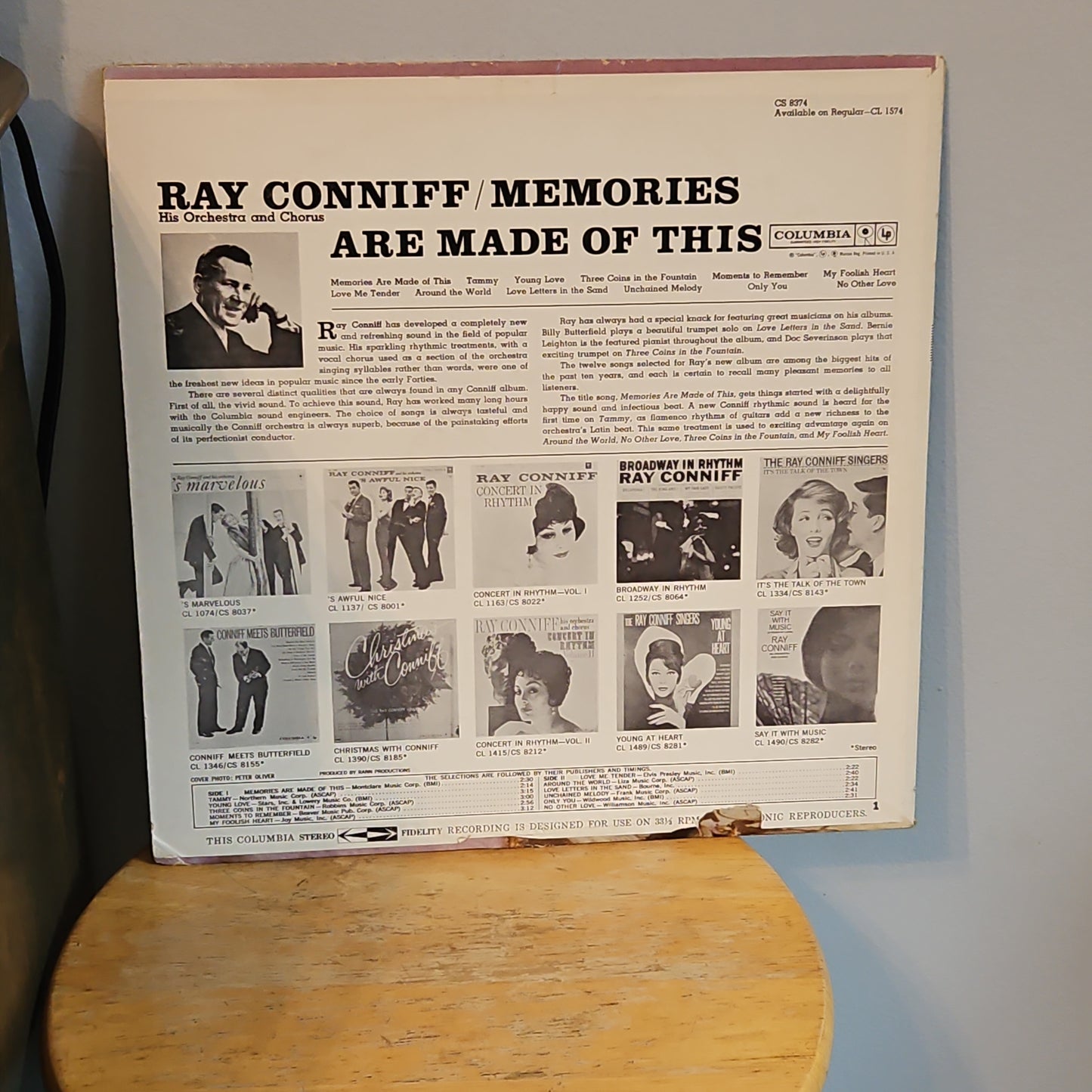 Ray Conniff Memories Are Made of This By Columbia Records