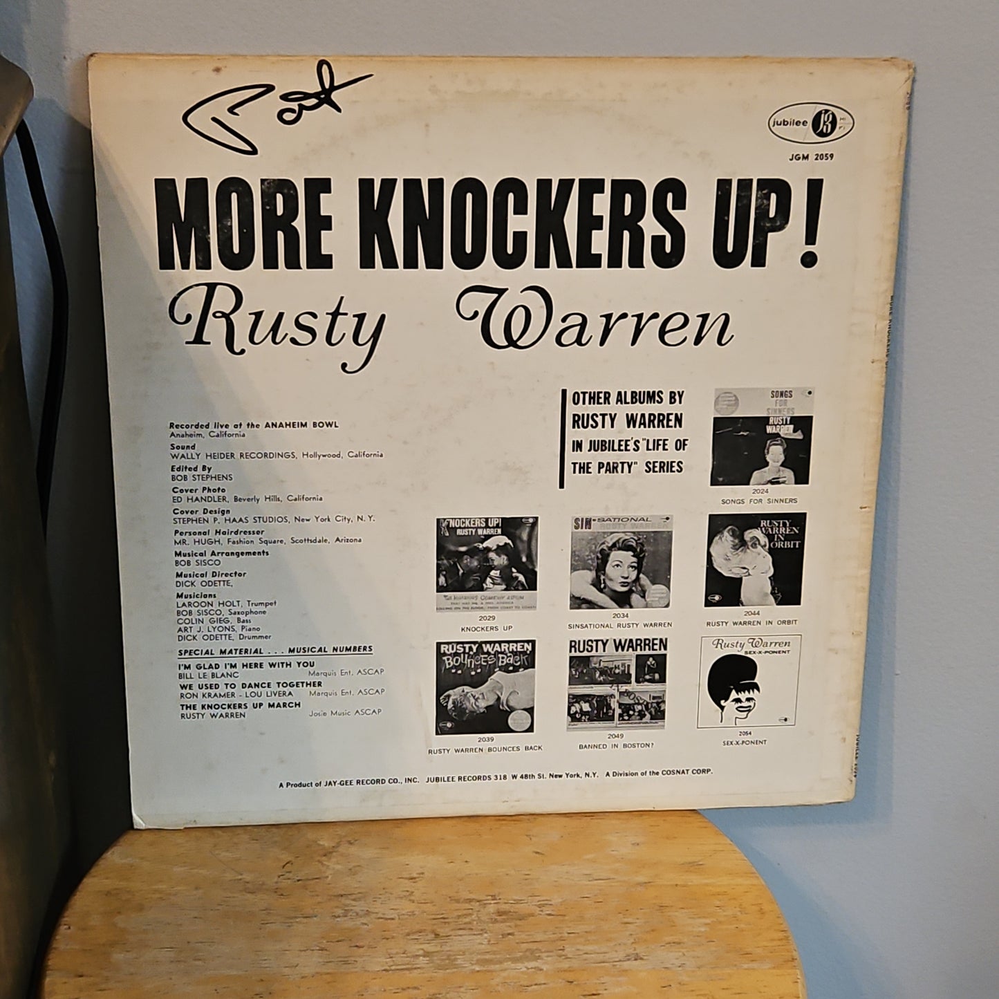 Rusty Warren More Knockers Up By Jubilee Records