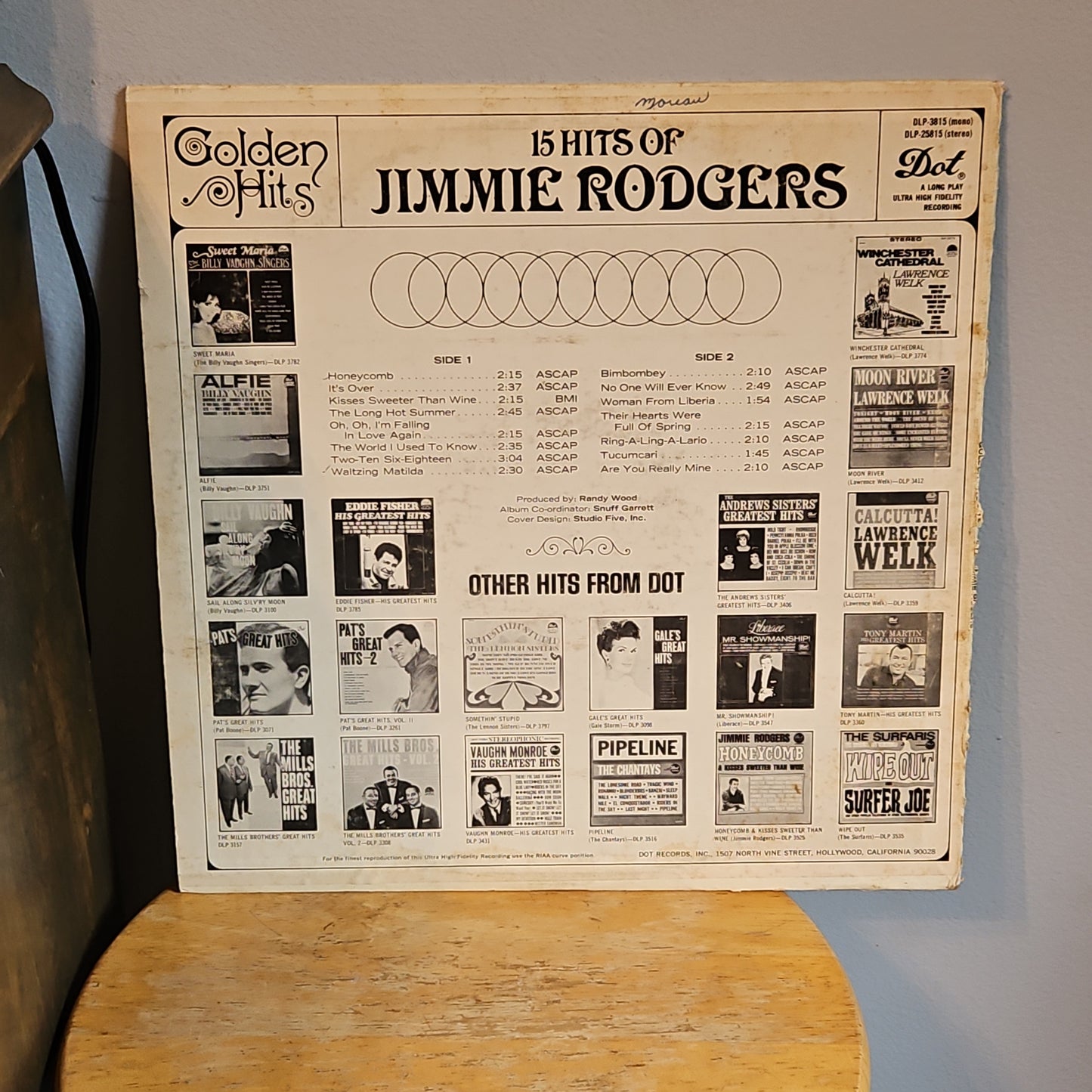 Jimmie Rodgers Golden Hits By Dot Records