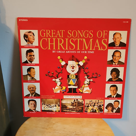Great Songs of Christmas By Great Artists of Our Time Album Six By Columbia Records