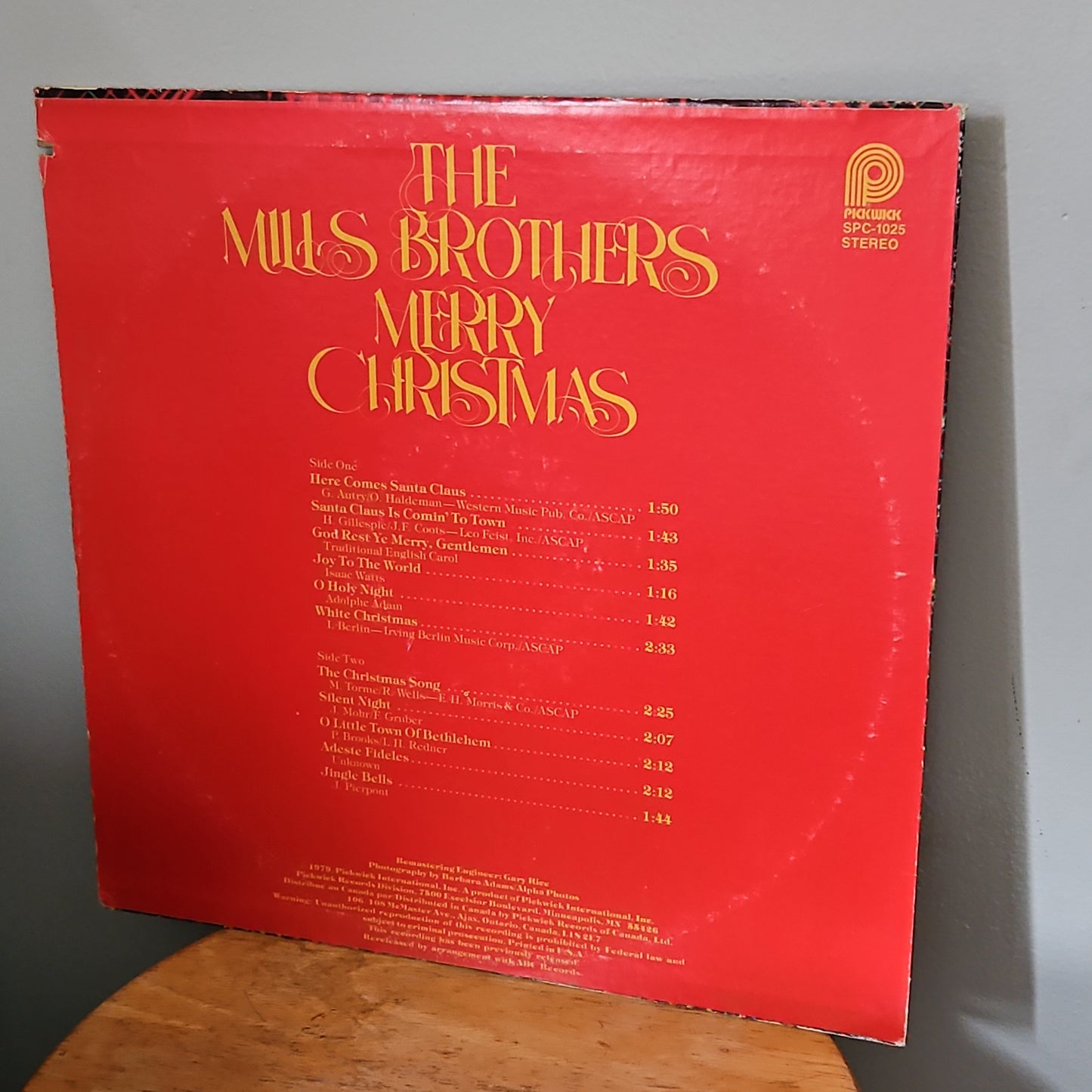 The Mills Brothers Merry Christmas By Pickwick Records