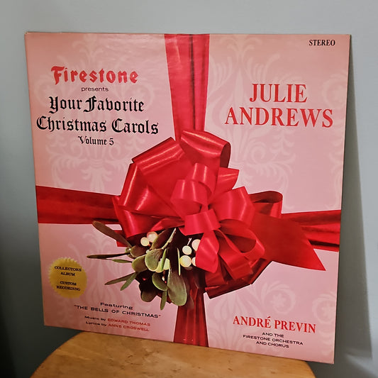 Julie Andrews Andre Previn Firestone Presents Your Favorite Christmas Carols Volume 5 By RCA Victor Records