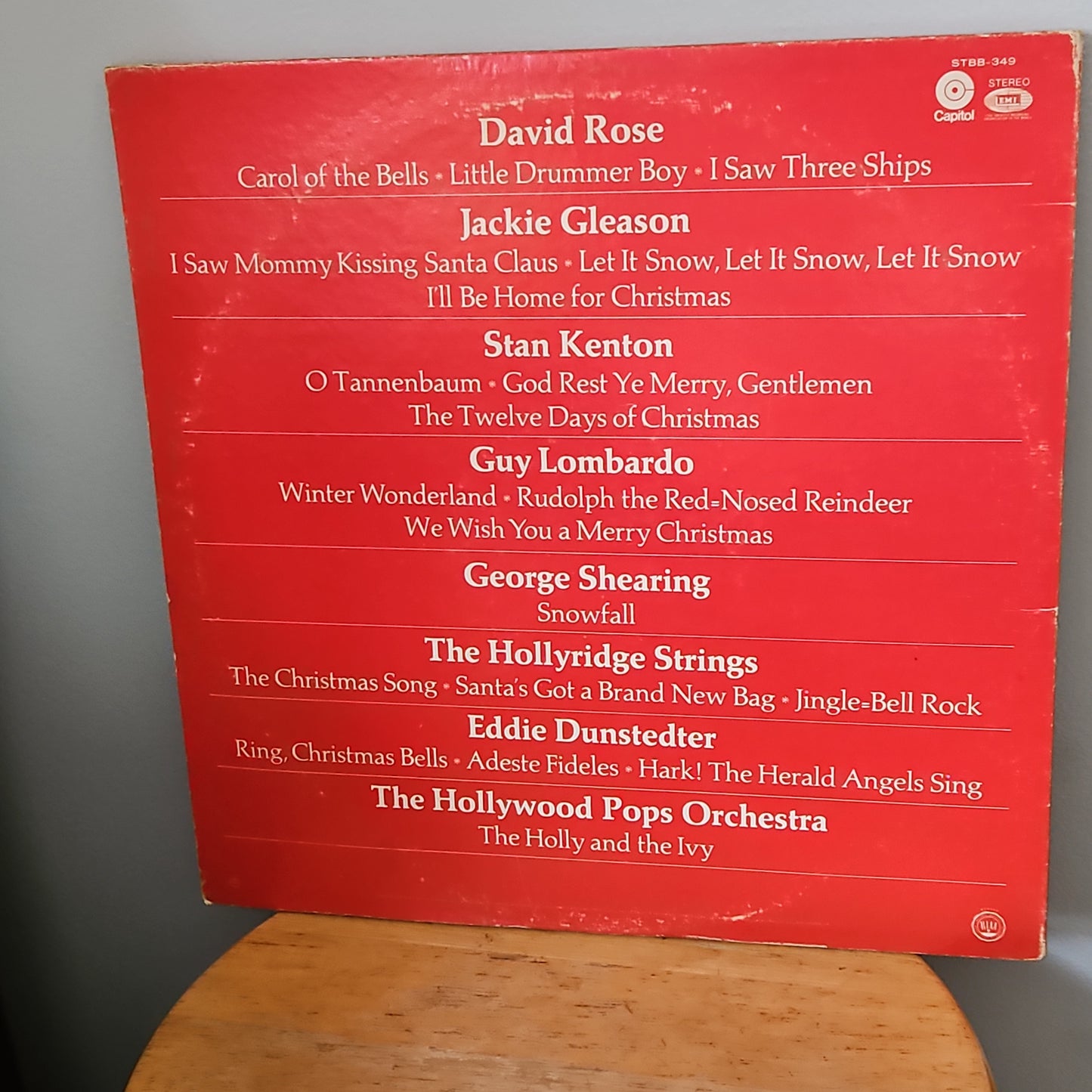 The Instrumental Christmas Favorites 2 Records Set with 20 Selections By Capitol Records