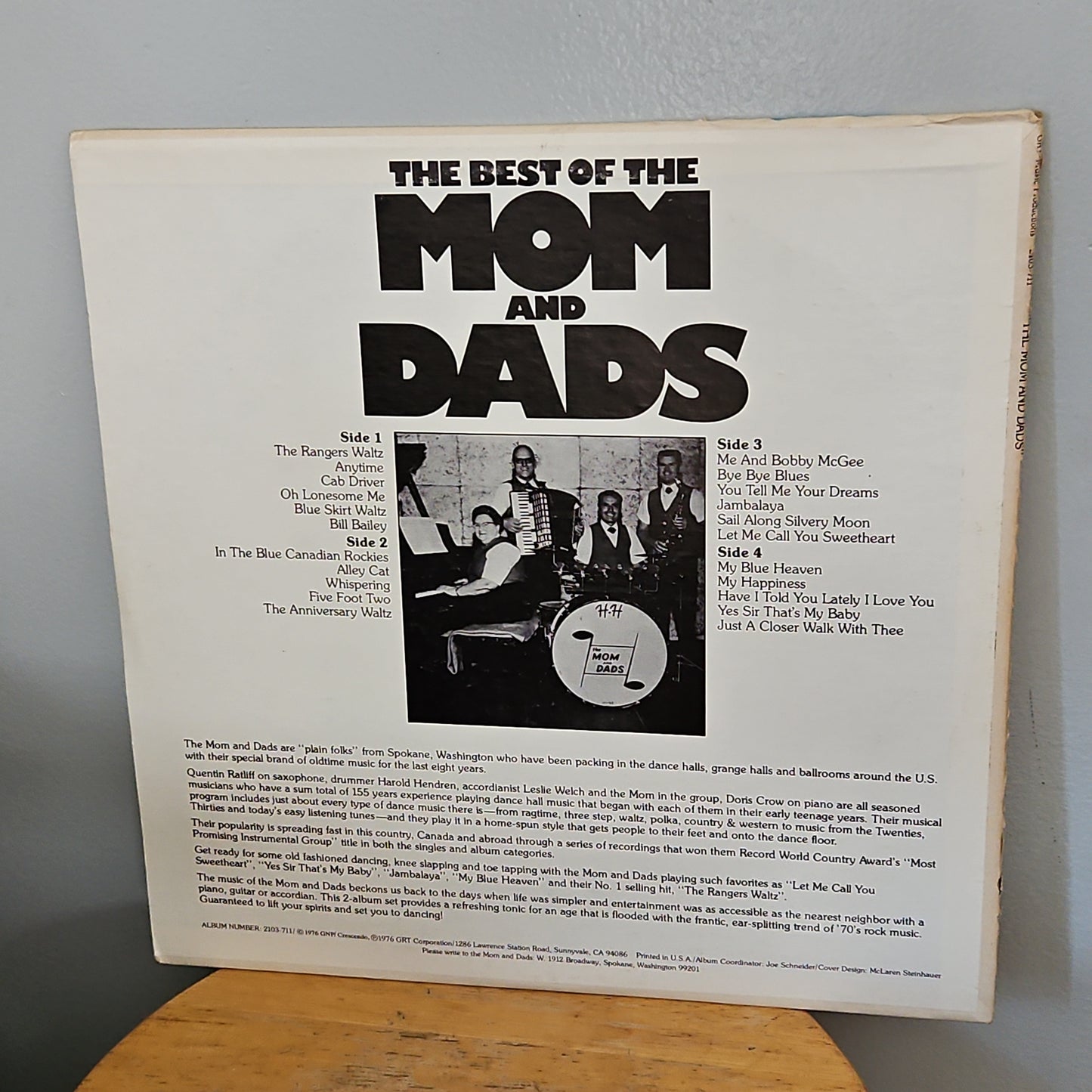 The Best of Moms and Dads Special 2 Record Set By GRT Records