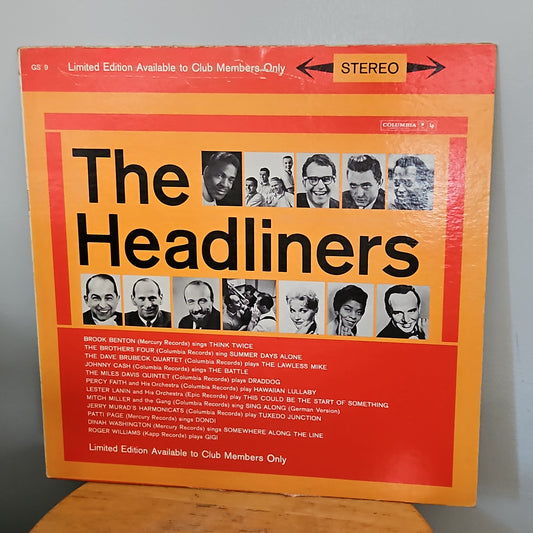 The Headliners Limited Edition Available to Club Members Only By Columbia Records