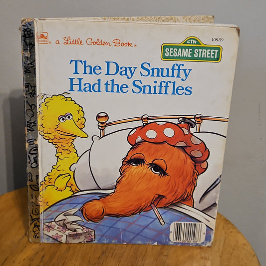 The Day Snuffy Had the Sniffles By Linda Lee Maifair A Little Golden Book 1988