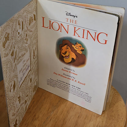 Disney's The Lion King A Little Golden Book 1994