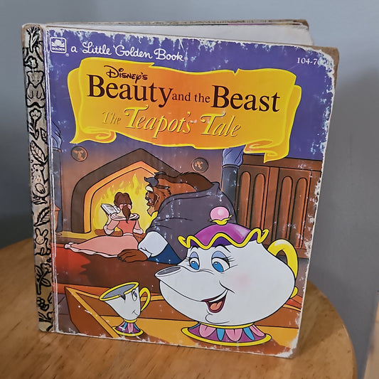Disney's Beauty and the Beast The Teapot's Tale A Little Golden Book 1993