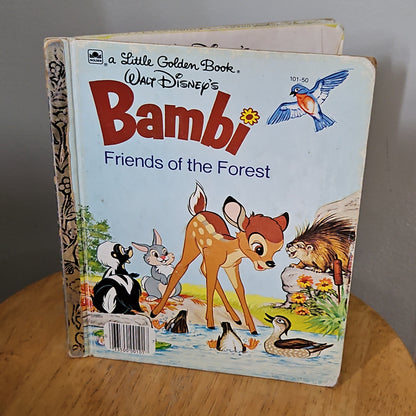 Walt Disney's Bambi Friends of the Forest A Little Golden Book 1975