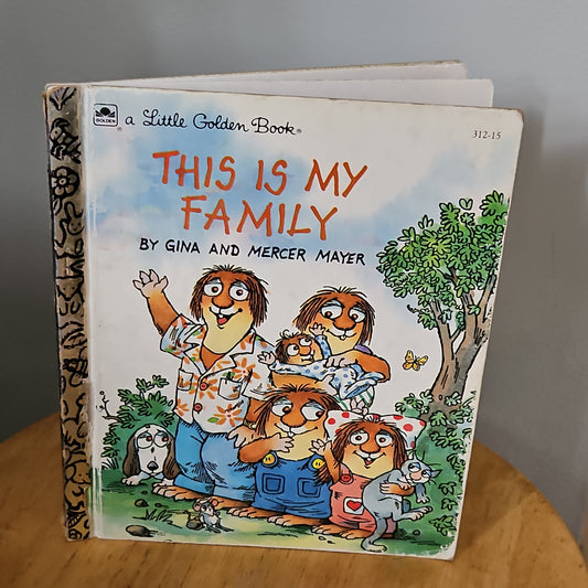 This is My Family By Gina and Mercer Mayer A Little Golden Book 1992