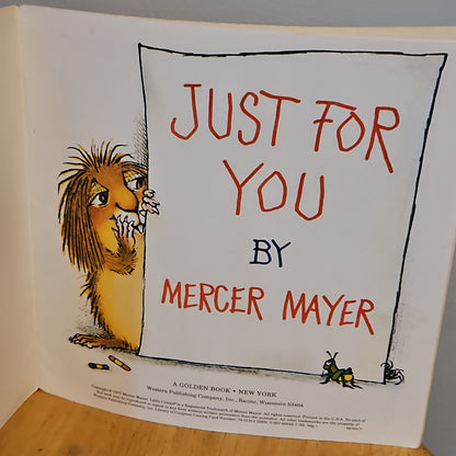 Just for You By Mercer Mayer 1975