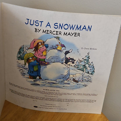 Just a Snowman By Mercer Mayer 2004