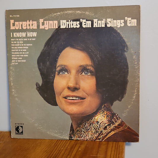 Loretta Lynn Writes 'Em and Sings 'Em By Decca Records 1970