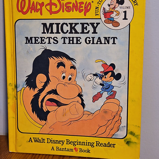 Mickey Meets The Giant A Walt Disney Beginning Reader Volume 1 1986
