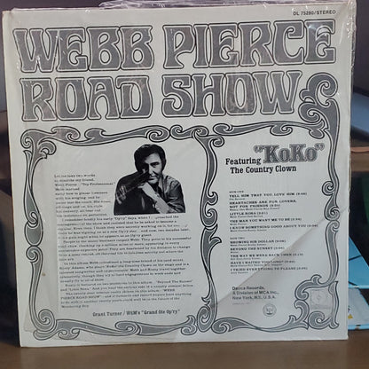 Webb Pierce Road Show Featuring KoKo The Country Clown By Decca Records 1971