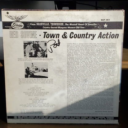 Red Sovine Town and Country Action Produced By Don Pierce By Starday Records 1952