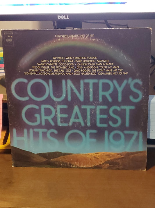 Country's Greatest Hits of 1971 By Columbia Records