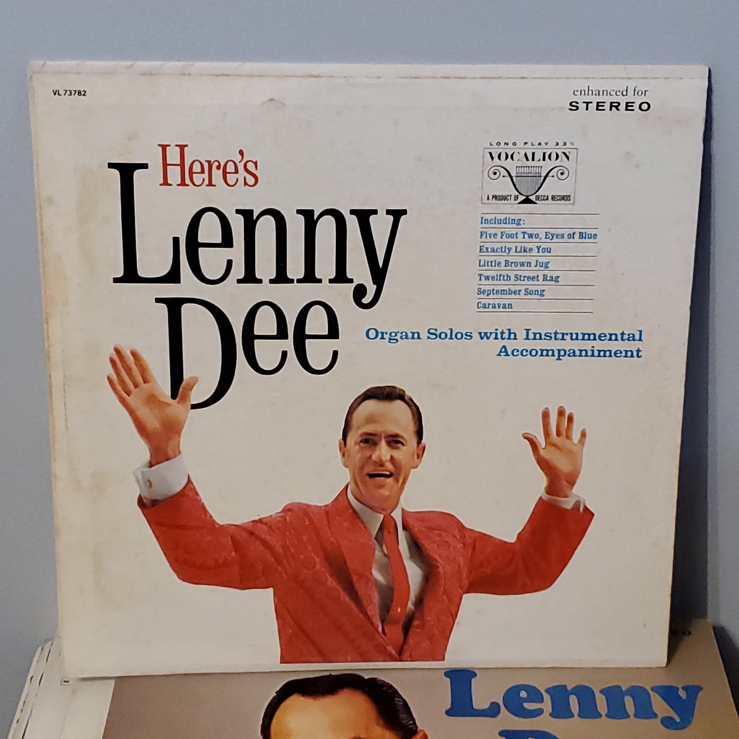 Here's Lenny Dee Organ Solos with Instrumental Accompaniment By Decca ...